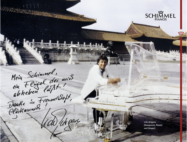 Schimmel Piano：烏多?尤爾根斯的摯愛